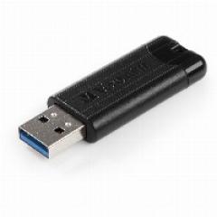 STICK 128GB USB 3.0 Verbatim StorenGo PinStripe Black
