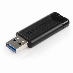 STICK 128GB USB 3.0 Verbatim StorenGo PinStripe Black