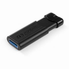 STICK 128GB USB 3.0 Verbatim StorenGo PinStripe Black