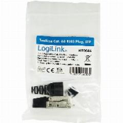 Feldkonfektionierbarer RJ45 Steckverbinder Cat.6A 10GE, geschirmt, EconLine LogiLink