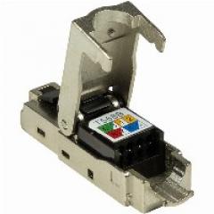 Feldkonfektionierbarer RJ45 Steckverbinder Cat.6A 10GE, geschirmt, EconLine LogiLink