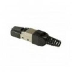Feldkonfektionierbarer RJ45 Steckverbinder Cat.6A 10GE, geschirmt, EconLine LogiLink