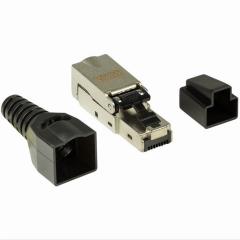 Feldkonfektionierbarer RJ45 Steckverbinder Cat.6A 10GE, geschirmt, EconLine LogiLink