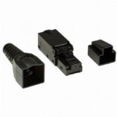 Feldkonfektionierbarer RJ45 Steckverbinder Cat.6A 10GE, ungeschirmt, EconLine LogiLink
