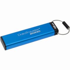 STICK 16GB USB 3.1 Kingston DataTraveler 2000 verschlüsselt Blue
