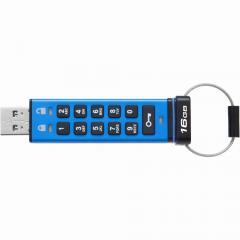 STICK 16GB USB 3.1 Kingston DataTraveler 2000 verschlüsselt Blue