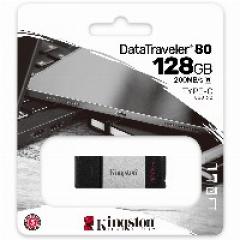 STICK 128GB USB-C 3.2 Kingston DataTraveler 80 Black