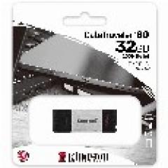 STICK 32GB USB-C 3.2 Kingston DataTraveler 80 Black
