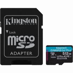 512GB Kingston Canvas Go! Plus microSDXC 170MB/s +Adapter