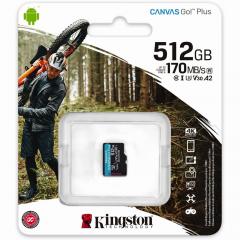 512GB Kingston Canvas Go! Plus microSDXC 170MB/s