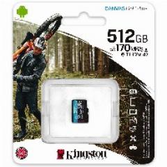 512GB Kingston Canvas Go! Plus microSDXC 170MB/s