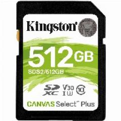 512GB Kingston Canvas Select Plus SDXC 100MB/s