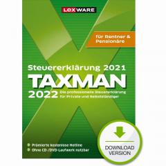 Lexware Taxman 2022 für Rentner&Pensionäre - 1 Device, 1 Year - ESD-Download ESD