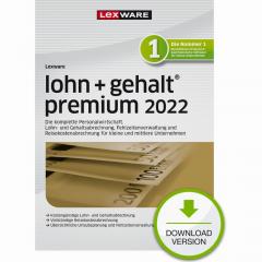 Lexware Lohn+Gehalt premium 2022 - 5 Device, ABO - ESD-Download ESD