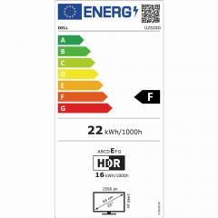 63,4cm/25 (2560x1440) Dell UltraSharp U2520D IPS 16:9 8ms DisplayPort USB-C HDMI Pivot VESA Quad HD Black