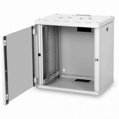 NWS Wandschrank 19 12HE Digitus 643x600x450 mm, Farbe Grau (RAL 7035)