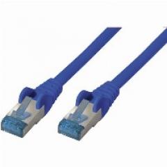 Patchkabel CAT6a RJ45 S/FTP 0,5m Blue