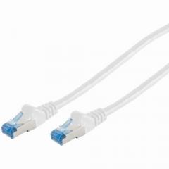 Patchkabel CAT6a RJ45 S/FTP 1m White