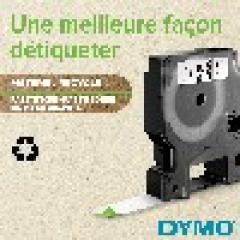 Dymo LabelWriter - D1 Etiketten Selbstklebend - 12 mm x 7 m - Schwarz auf Blau - (S0720560)