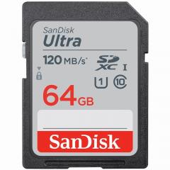 64GB SanDisk Ultra SDXC 120MB/s