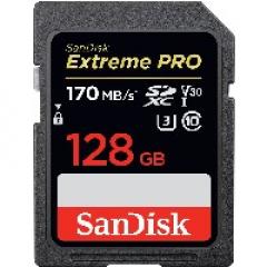 128GB SanDisk Extreme Pro SDXC 170MB/s