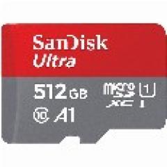 512GB SanDisk Ultra MicroSDXC 120MB/s +Adapter