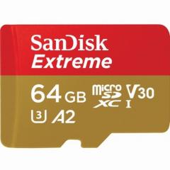 64GB SanDisk Extreme MicroSDXC 160MB/s +Adapter