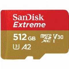 512GB SanDisk Extreme MicroSDXC 160MB/s +Adapter