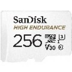 256GB SanDisk High Endurance MicroSDXC 100MB/s +Adapter