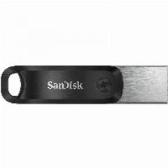 STICK 64GB USB 3.0 SanDisk iXpand Go Apple Lightning black/silver