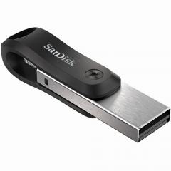 STICK 256GB USB 3.0 SanDisk iXpand Go Apple Lightning black/silver