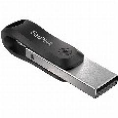 STICK 256GB USB 3.0 SanDisk iXpand Go Apple Lightning black/silver