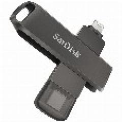 STICK 256GB 3.0 SanDisk iXpand Luxe Duo USB-C / Apple Lightning black