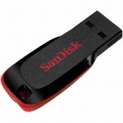 STICK 32GB USB 2.0 SanDisk Cruzer Blade black/red