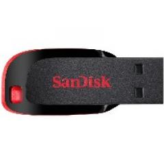 STICK 32GB USB 2.0 SanDisk Cruzer Blade black/red