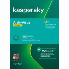 Kaspersky Anti-Virus - 5 Device, 1 Year - Upgrade - ESD-Download ESD