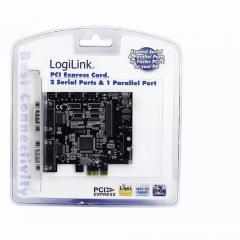 seriell PCIe 2x+1x parallel LogiLink