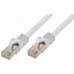 Patchk.CAT7/6a S/FTP 15m RJ45 Halogenfrei (LSZH) White