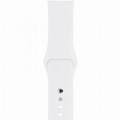 Apple Watch Series 3 GPS, 42mm Silver Aluminium Case with White Sport Band