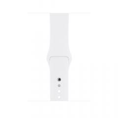 Apple Watch Series 3 GPS, 42mm Silver Aluminium Case with White Sport Band