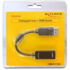 Adapter DisplayPort > HDMI (ST-BU) DeLOCK Black