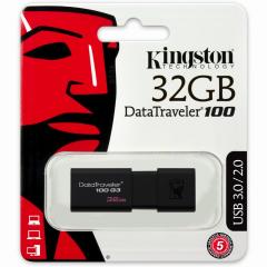 STICK 32GB USB 3.0 Kingston DataTraveler 100G3 black