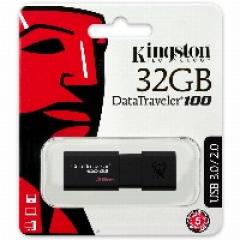 STICK 32GB USB 3.0 Kingston DataTraveler 100G3 black