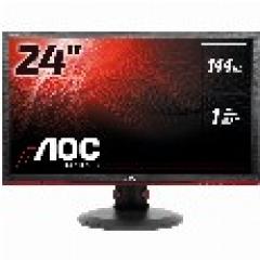 61cm/24 (1920x1080) AOC AGON G2460PF Gaming 16:9 1ms 144Hz USB VGA HDMI DisplayPort VESA Pivot Speaker Full HD Black