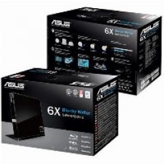 Externer BluRay-Brenner ASUS SBW-06D2X-U Slim USB black