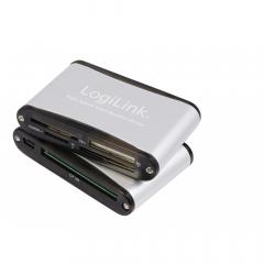 CardReader USB LogiLink 56/1+HC black/silver