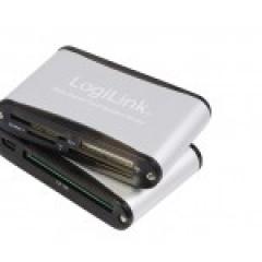 CardReader USB LogiLink 56/1+HC black/silver