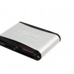 CardReader USB LogiLink 56/1+HC black/silver