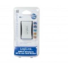 CardReader USB LogiLink 56/1+HC black/silver