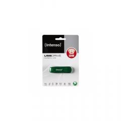STICK 8GB USB 2.0 Intenso Rainbow Line Transparent Green